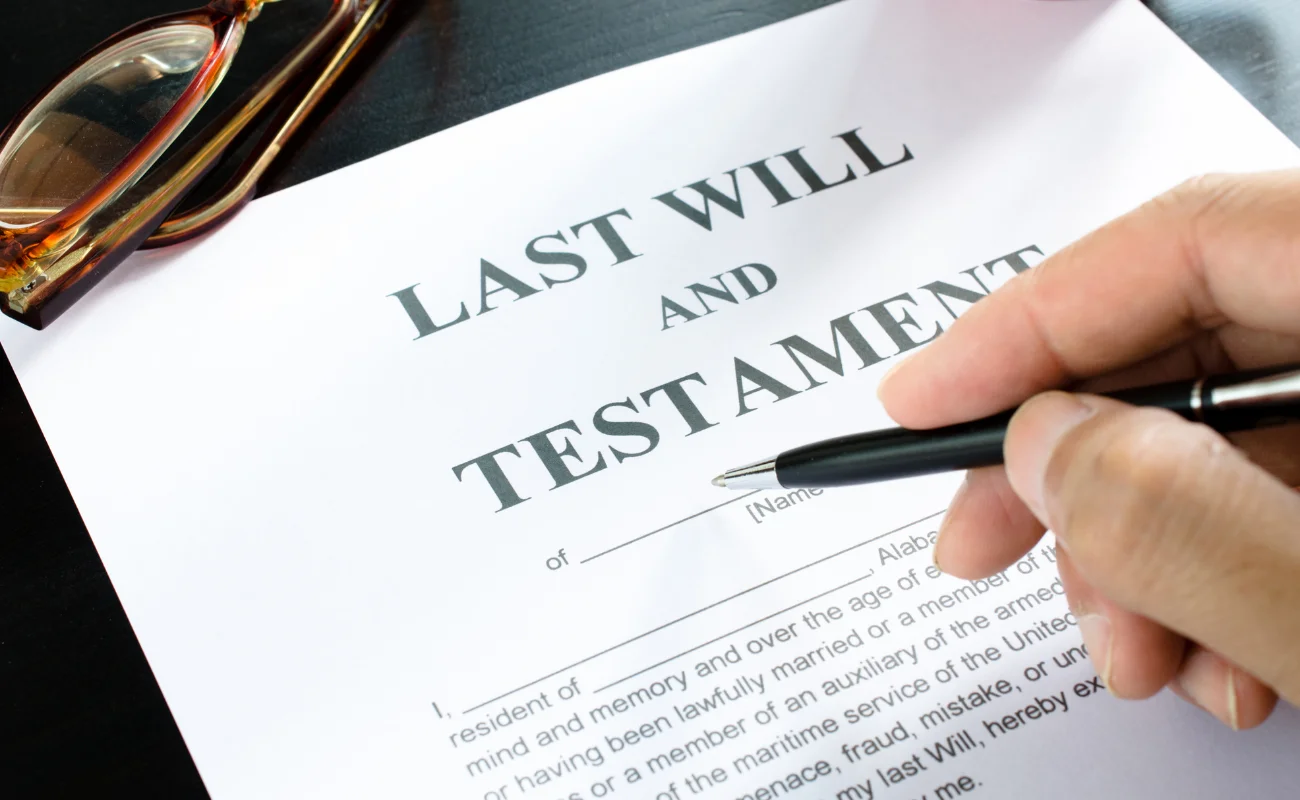 Last Will and Testament document